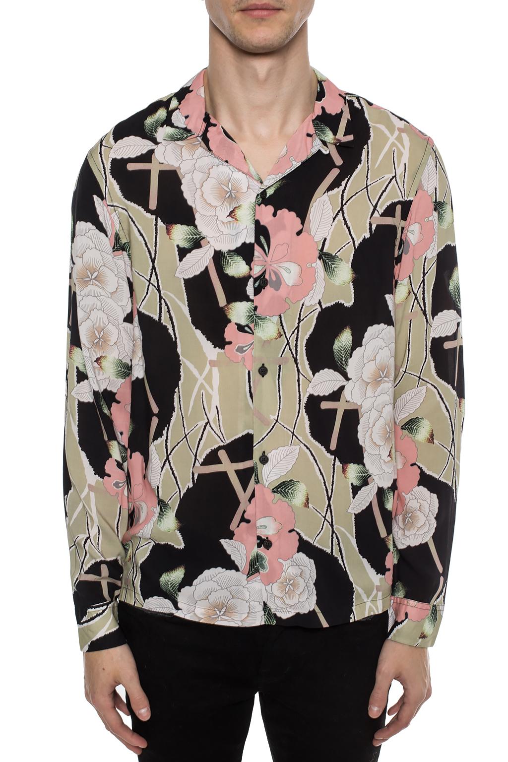 AllSaints 'Fuyugi' floral-printed shirt | Men's Clothing | Vitkac